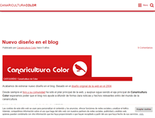 Tablet Screenshot of canariculturacolor.com